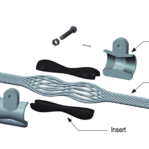 High temperature suspension clamps